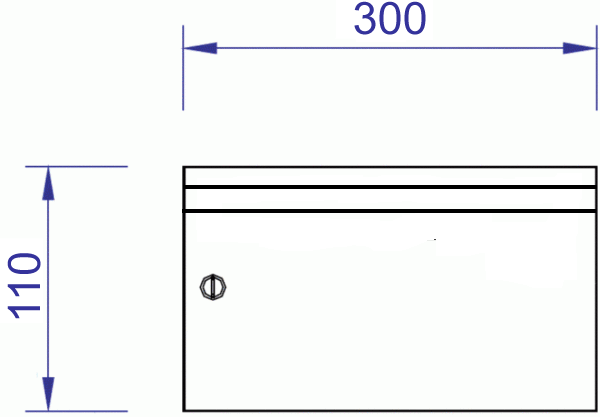 Buzón de Madera Slim